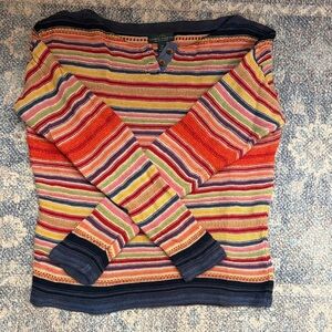 Lauren Ralph Lauren Colorful Striped Women's Sweater